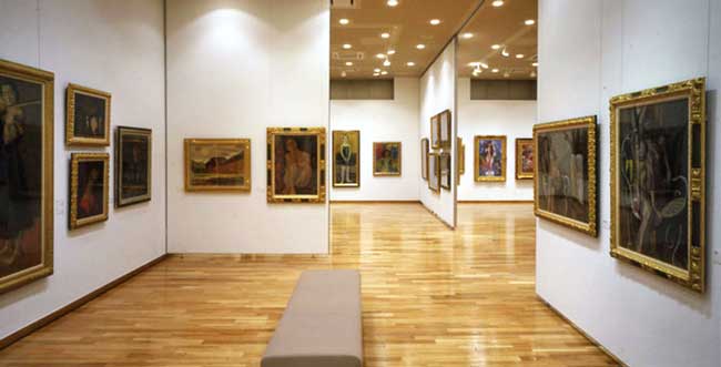 宮本三郎記念美術館の展示風景