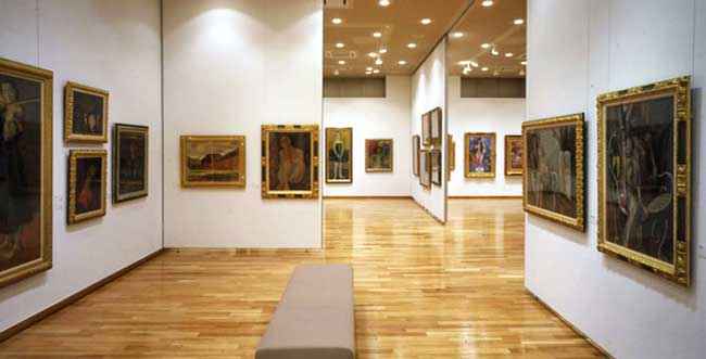 宮本三郎記念美術館　展示室